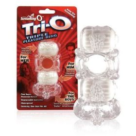 Tri O Triple Pleasure Ring Assorted Colors