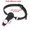 Full Silicone Double-Ended Open Mouth Gag Dildo Oral Fixation Strap On Slave Sex Toys Penis Plug Harness Bdsm Bondage For Couple